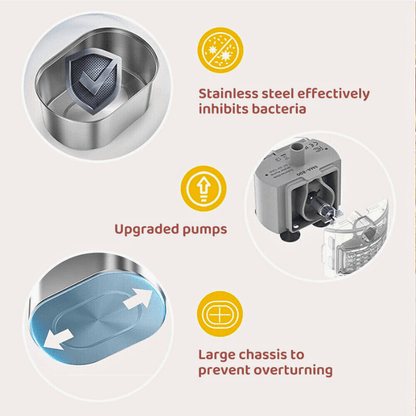 ZenMotion™ 3.2L SteelFlow Fountain