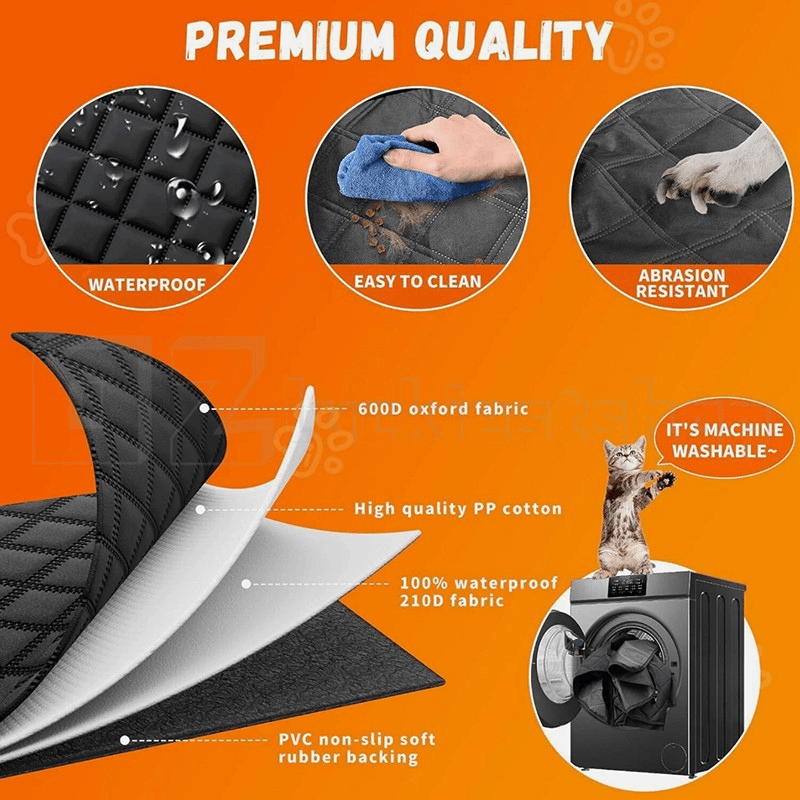 ZenMotion™ Dog Car Seat Cover with Pockets